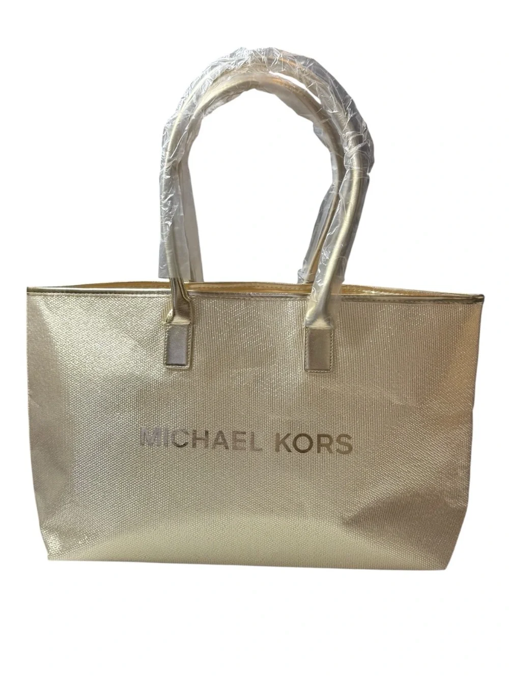Michael Kors Large Gold Tote Bag
